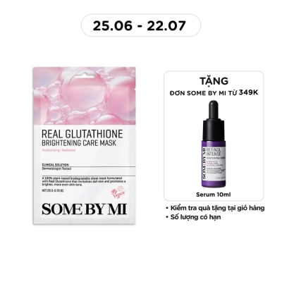 SOME BY MI - Mặt Nạ Giấy Some By Mi Real Cải Thiện Sắc Tố Da Glutathione Brightening Care Mask 20g
