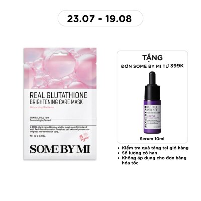 some by mi real glutathione brightening care mask ingredients Galactomyces Daily (Ingredients Explained) Complete with 0.00 irritation index formula that is free from 26 harmful ingredients Real Glutathione Britening Care Mask