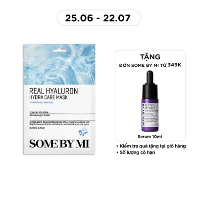 SOME BY MI - Mặt Nạ Giấy Some By Mi Cung Cấp Độ Ẩm Cho Da Real Hyaluron Hydra Care Mask 20g