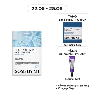 SOME BY MI Mặt Nạ Giấy Some By Mi Cung Cấp Độ Ẩm Cho Da Real Hyaluron Hydra Care Mask 20g