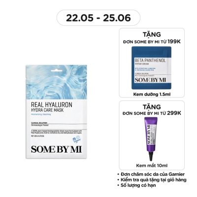 SOME BY MI Mặt Nạ Giấy Some By Mi Cung Cấp Độ Ẩm Cho Da Real Hyaluron Hydra Care Mask 20g