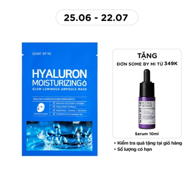 SOME BY MI - Mặt Nạ Some By Mi Dưỡng Ẩm Và Làm Mềm Da Hyaluron Moisturing Sheet Mask 25g