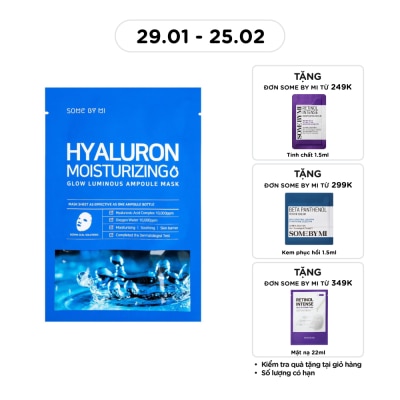 SOME BY MI Mặt Nạ Some By Mi Dưỡng Ẩm Và Làm Mềm Da Hyaluron Moisturing Sheet Mask 25g