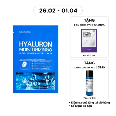 SOME BY MI Mặt Nạ Some By Mi Dưỡng Ẩm Và Làm Mềm Da Hyaluron Moisturing Sheet Mask 25g