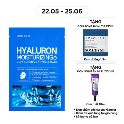 SOME BY MI Mặt Nạ Some By Mi Dưỡng Ẩm Và Làm Mềm Da Hyaluron Moisturing Sheet Mask 25g