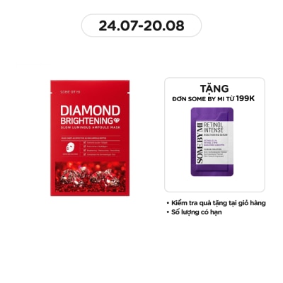 SOME BY MI Mặt Nạ Some By Mi Chống Lão Hoá Và Dưỡng Ẩm Cho Da Diamond Brightening Sheet Mask 25g