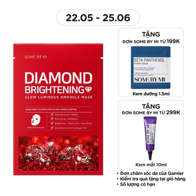 SOME BY MI Mặt Nạ Some By Mi Chống Lão Hoá Và Dưỡng Ẩm Cho Da Diamond Brightening Sheet Mask 25g