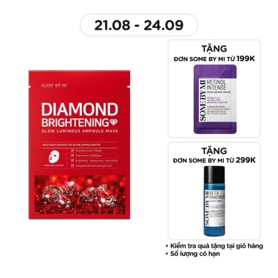 SOME BY MI Mặt Nạ Some By Mi Chống Lão Hoá Và Dưỡng Ẩm Cho Da Diamond Brightening Sheet Mask 25g