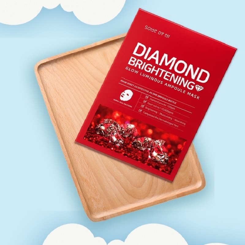 Mặt Nạ Some By Mi Chống Lão Hoá Và Dưỡng Ẩm Cho Da Diamond Brightening Sheet Mask 25g