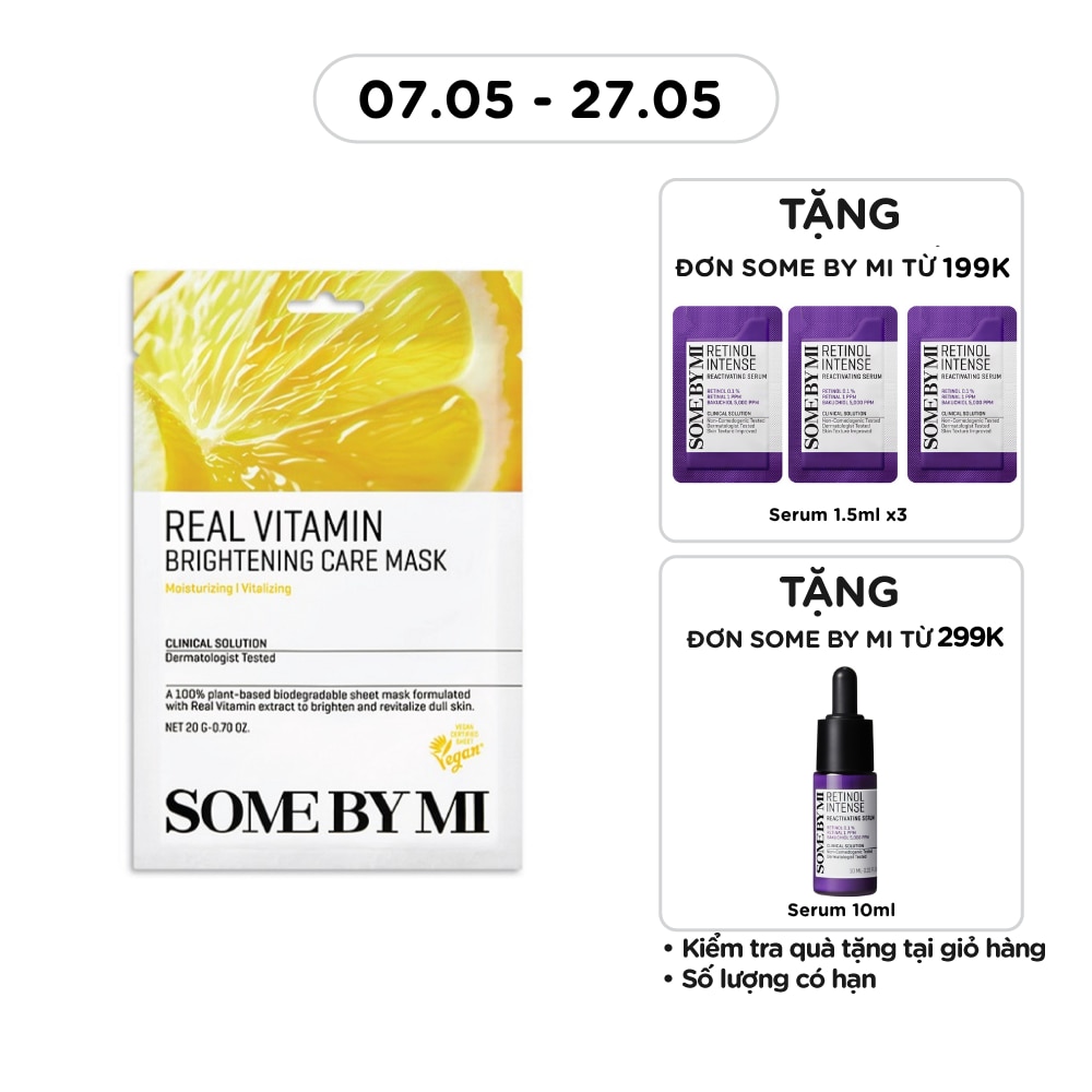 Real Vitamin Brightening Care Mask 20g
