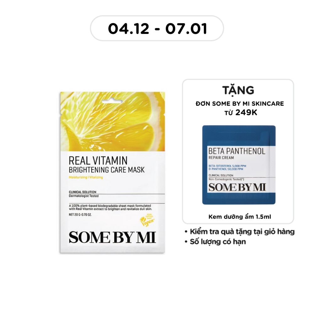 Real Vitamin Brightening Care Mask 20g