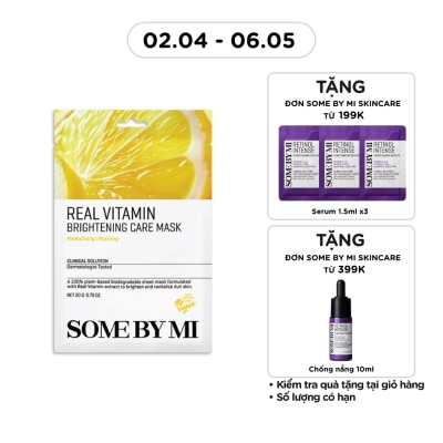 SOME BY MI - Mặt Nạ Giấy Some By Mi Real Chiết Xuất Vitamin C Brightening Care Mask 20g
