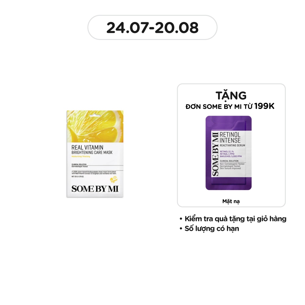 Real Vitamin Brightening Care Mask 20g