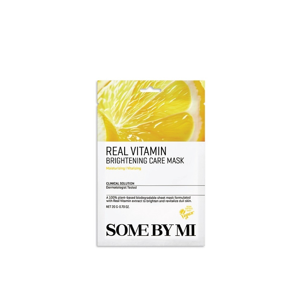 Mặt Nạ Giấy Some By Mi Real Chiết Xuất Vitamin C Brightening Care Mask 20g