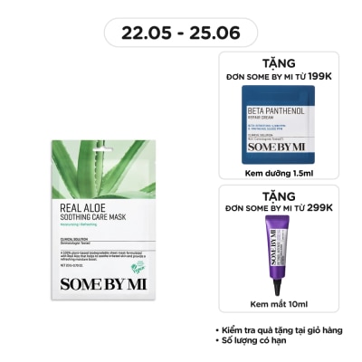 SOME BY MI Mặt Nạ Giấy Some By Mi Tinh Chất Lô Hội Real Aloe Soothing Care Mask 20g
