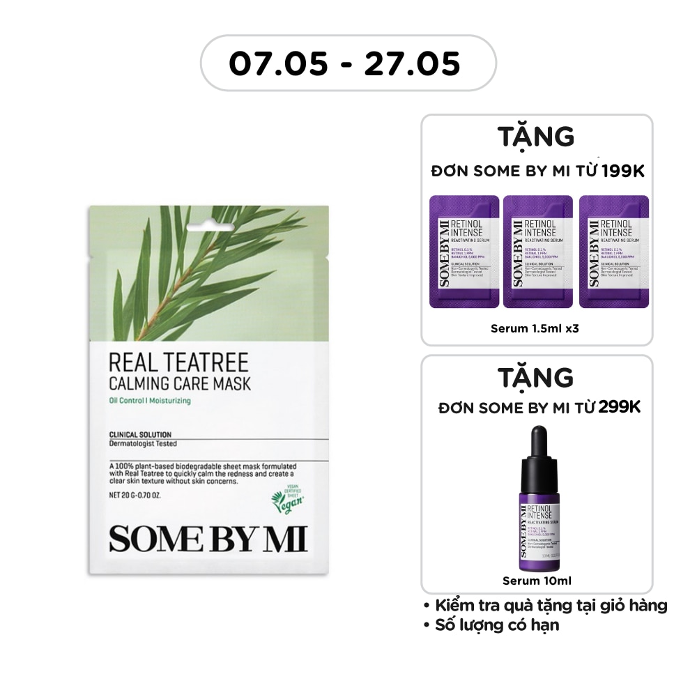 Some By Mi Real Teatree Calming Care Mask 20g
