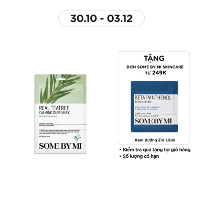 SOME BY MI Mặt Nạ Giấy Some By Mi Chiết Xuất Tràm Trà Real Teatree Calming Care Mask 20g