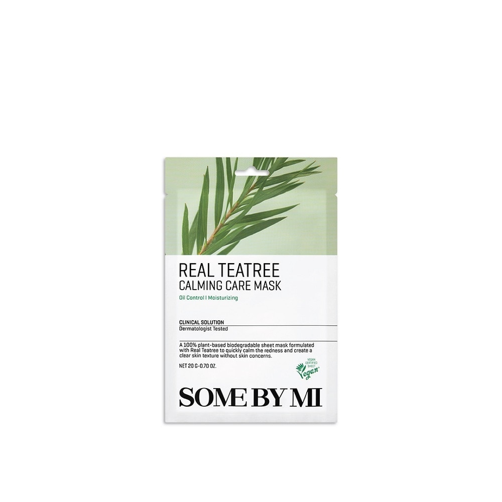 Mặt Nạ Giấy Some By Mi Chiết Xuất Tràm Trà Real Teatree Calming Care Mask 20g