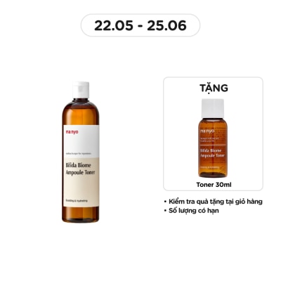 MA:NYO Nước Hoa Hồng ma:nyo Bifida Biome Ampoule Toner 210ml