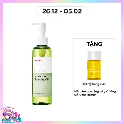 MA:NYO Dầu Tẩy Trang ma:nyo Herbgreen Cleansing Oil 200ml