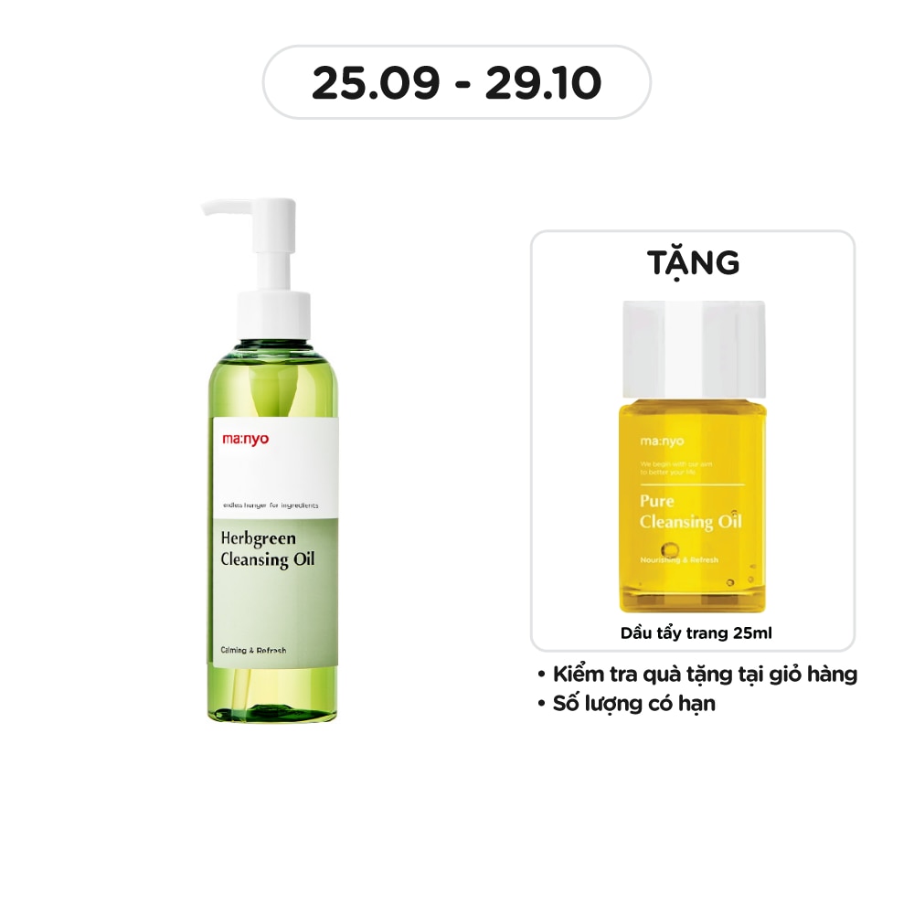 Dầu Tẩy Trang ma:nyo Herbgreen Cleansing Oil 200ml