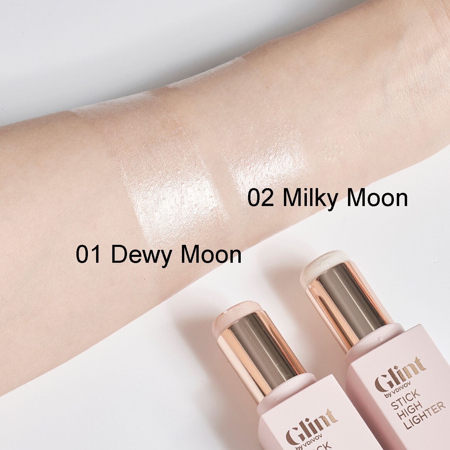 Nhũ Bắt Sáng Dạng Thỏi Glint By Vdivov Stick Highlighter 7g .#01 Dewy Moon