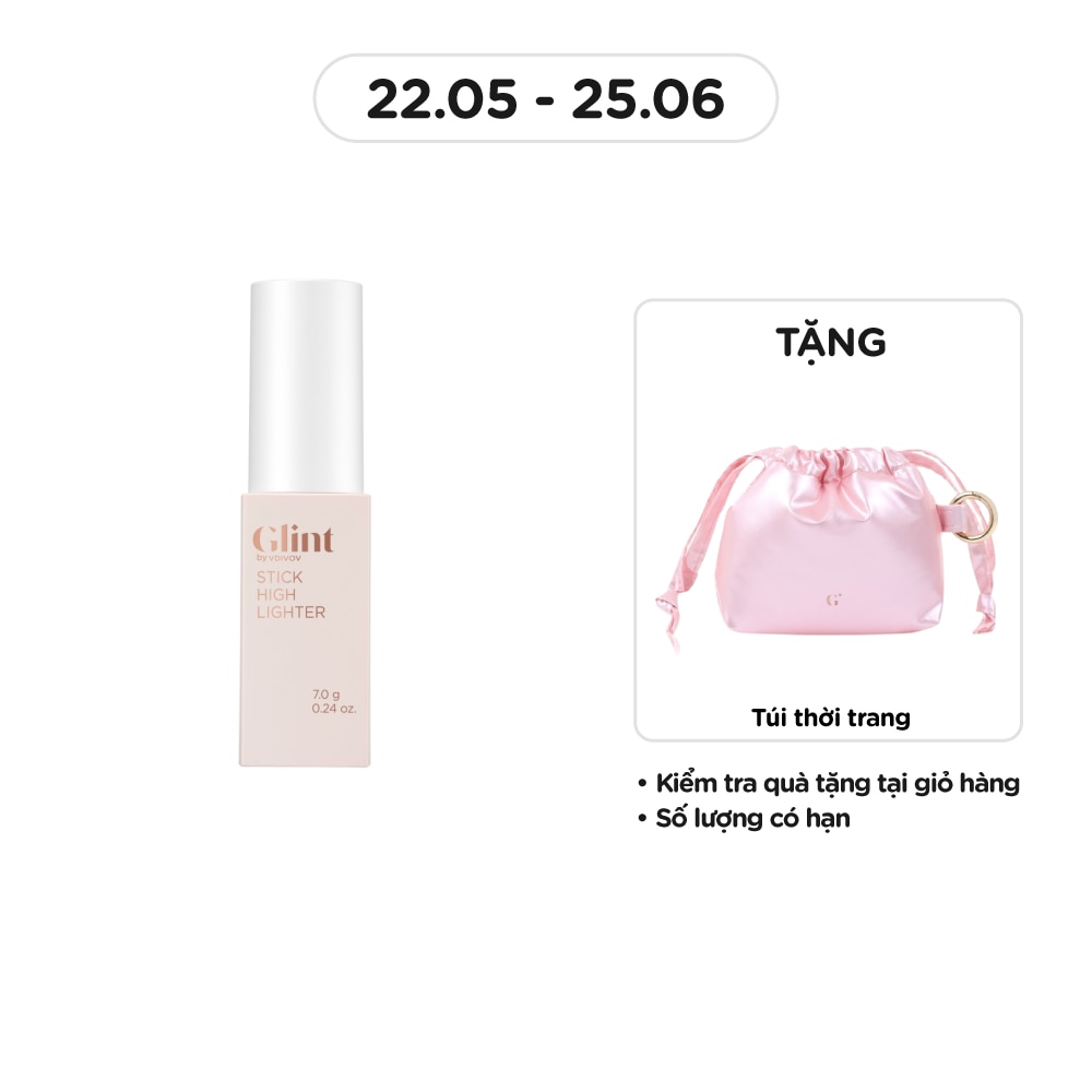 Nhũ Bắt Sáng Dạng Thỏi Glint By Vdivov Stick Highlighter 7g .#02 Milky Moon