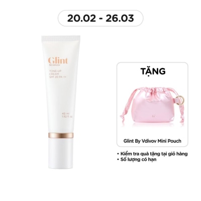 GLINT Kem Chống Nắng Glint By Vdivov Tone-Up Cream SPF20 PA++ 45ml