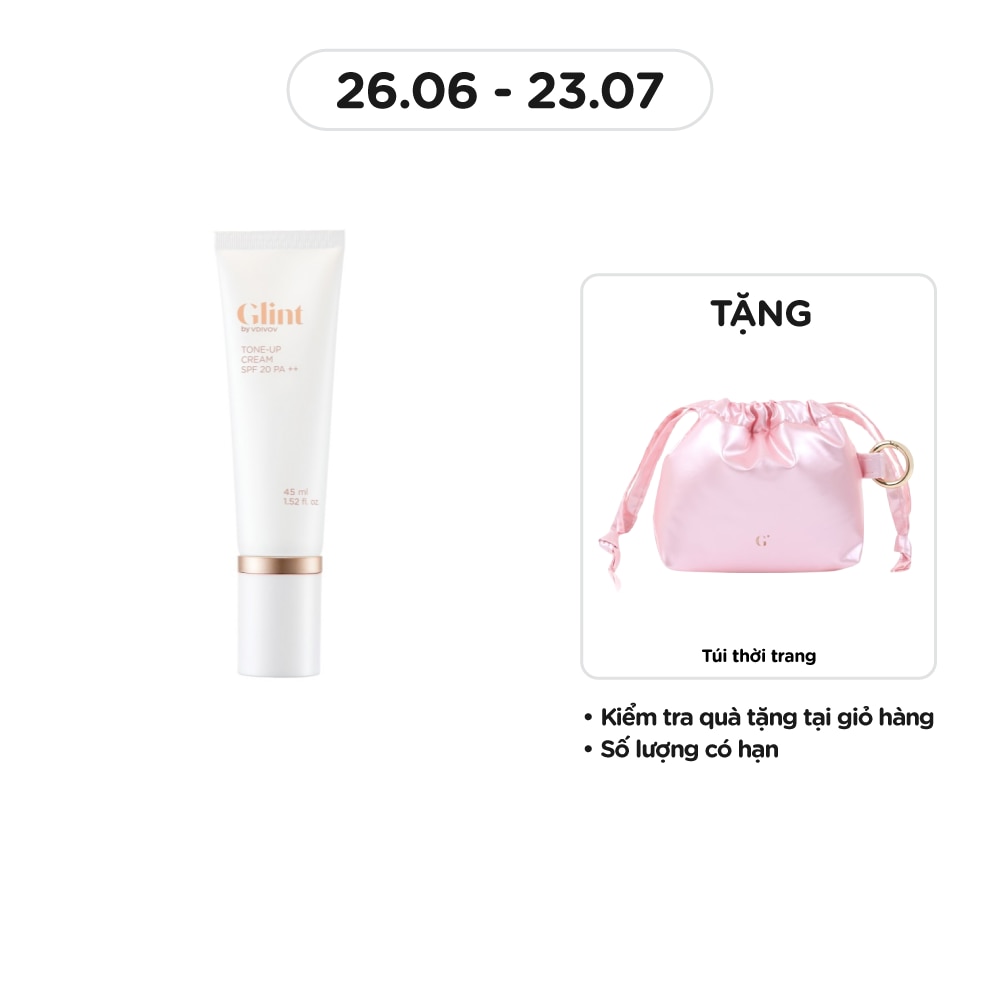 Kem Chống Nắng Glint By Vdivov Tone-Up Cream SPF20 PA++ 45ml