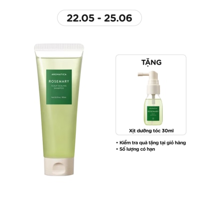 AROMATICA Dầu Gội Aromatica Chiết Xuất Hương Thảo 180ml