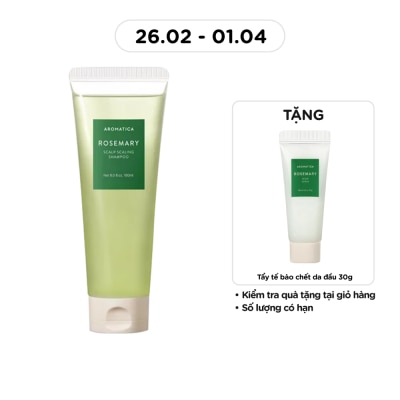 AROMATICA - Dầu Gội Aromatica Chiết Xuất Hương Thảo 180ml