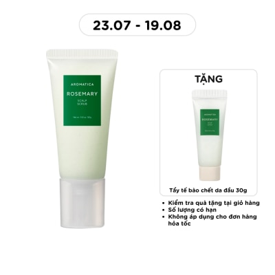 AROMATICA - Tẩy Tế Bào Chết Da Đầu Aromatica Chiết Xuất Hương Thảo 165ml image