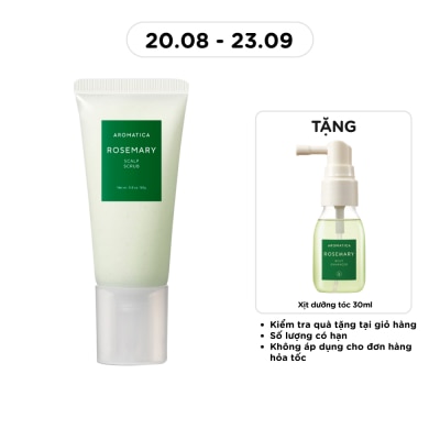 AROMATICA - Tẩy Tế Bào Chết Da Đầu Aromatica Chiết Xuất Hương Thảo 165ml image