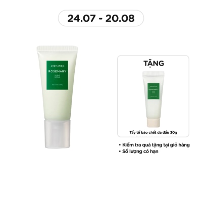 AROMATICA Tẩy Tế Bào Chết Da Đầu Aromatica Chiết Xuất Hương Thảo 165ml