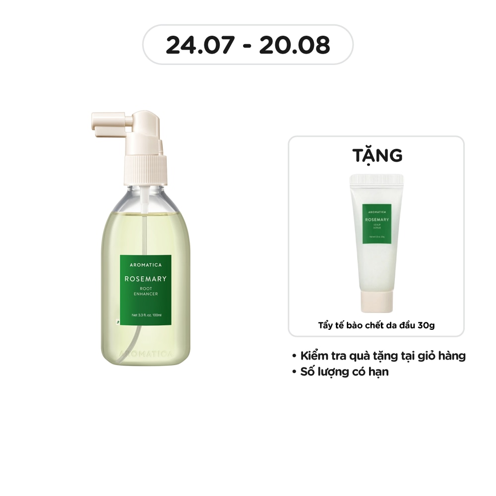 Xịt Dưỡng Tóc Aromatica Chiết Xuất Hương Thảo 100ml