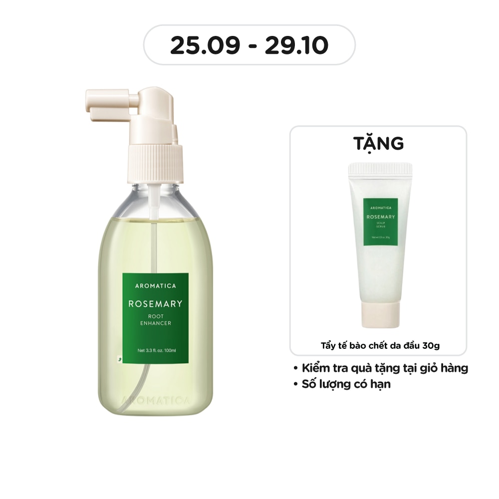 Xịt Dưỡng Tóc Aromatica Chiết Xuất Hương Thảo 100ml