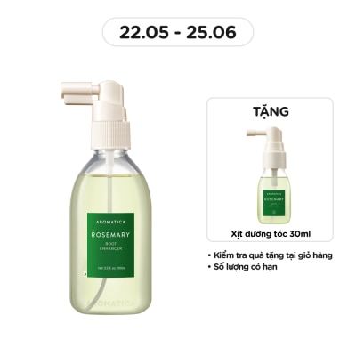 AROMATICA Xịt Dưỡng Tóc Aromatica Chiết Xuất Hương Thảo 100ml