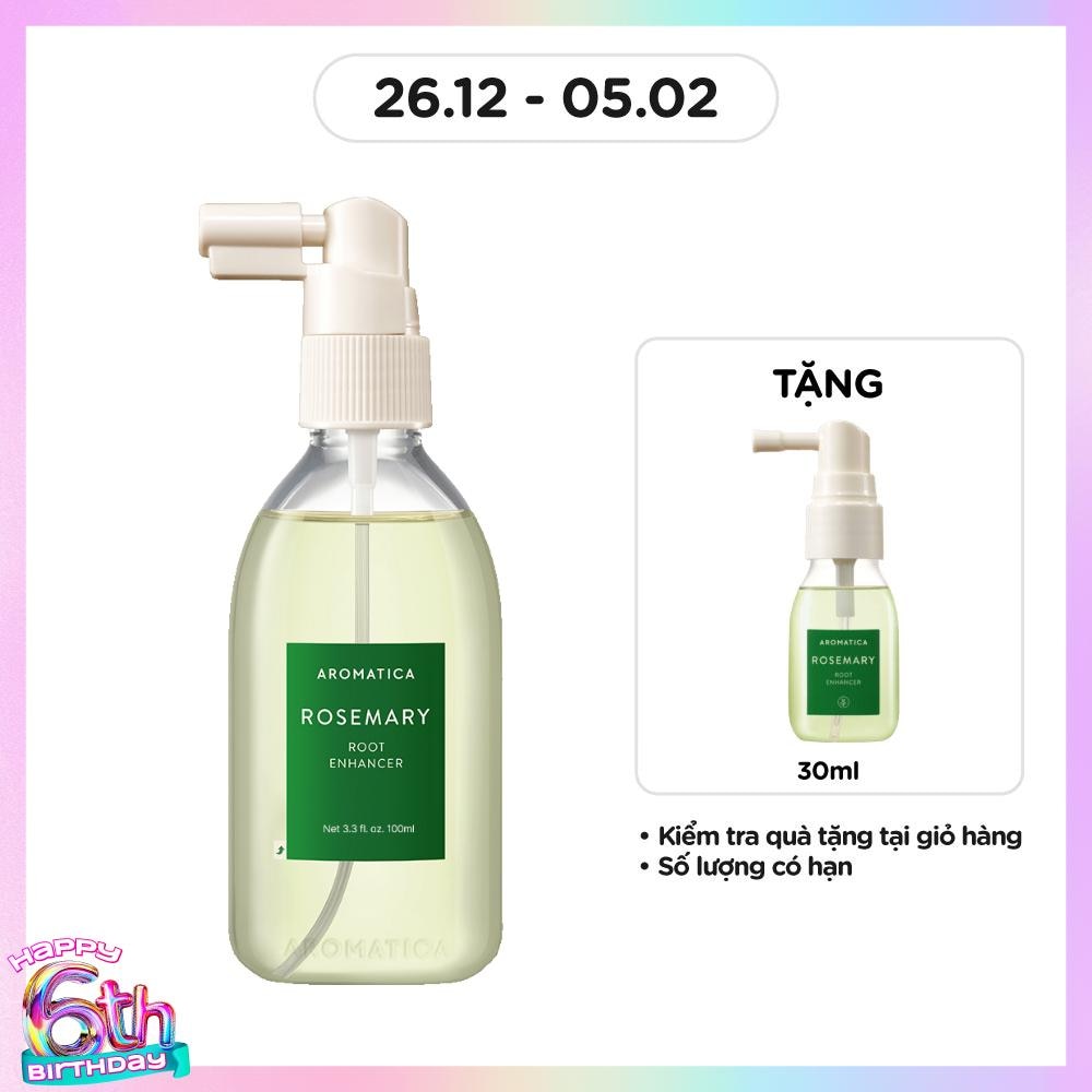 Xịt Dưỡng Tóc Aromatica Chiết Xuất Hương Thảo 100ml