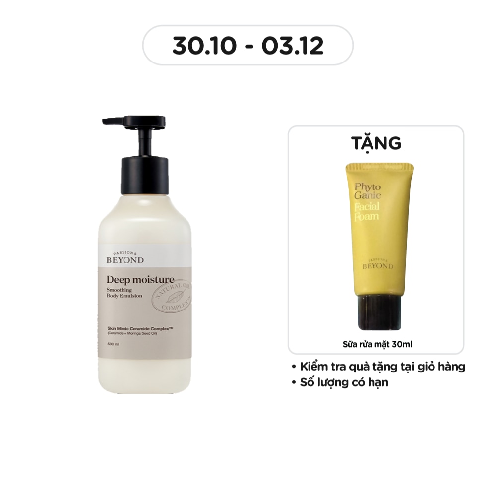 Sữa Dưỡng Thể Beyond Deep Moisture Smoothing Body Emulsion 500ml