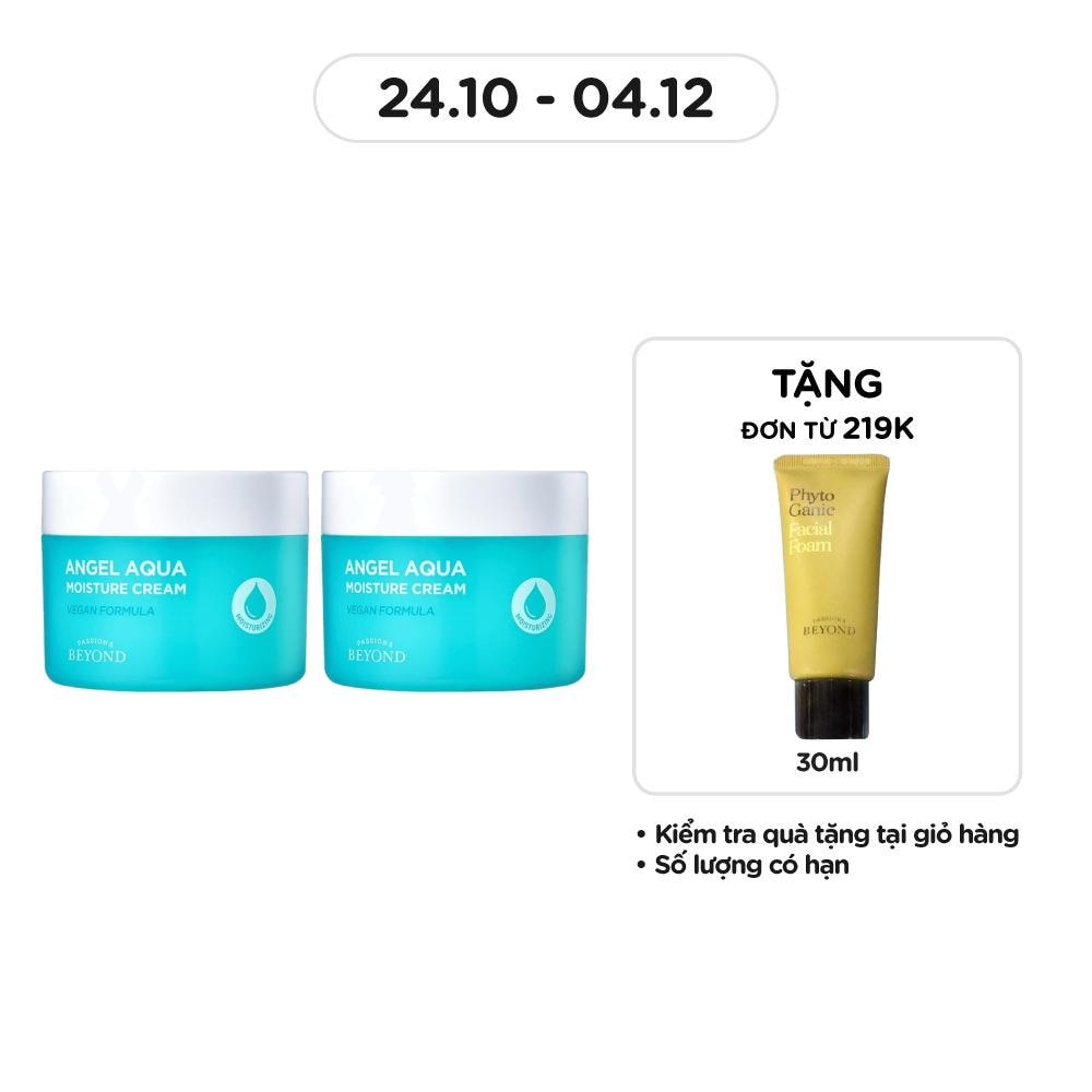 Combo Kem Dưỡng Beyond Angel Aqua Moisture Cream 150mlx2pcs