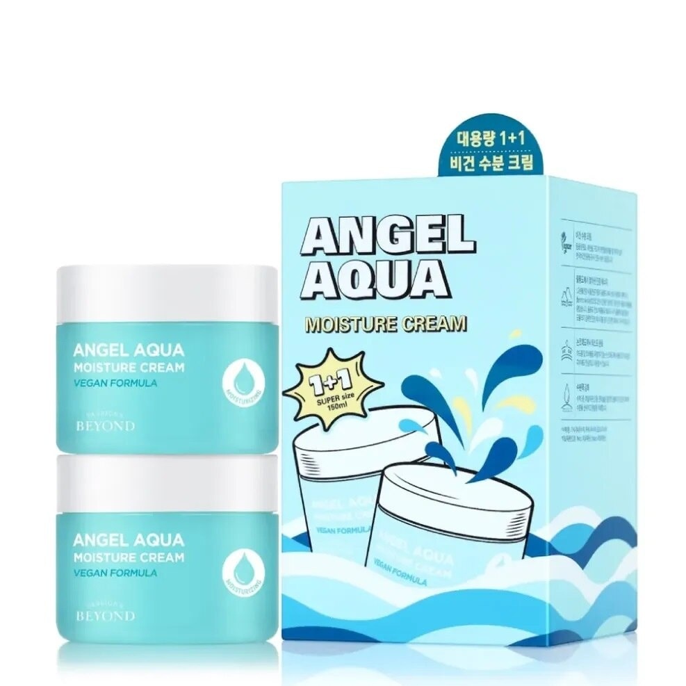 Combo Kem Dưỡng Beyond Angel Aqua Moisture Cream 150mlx2pcs