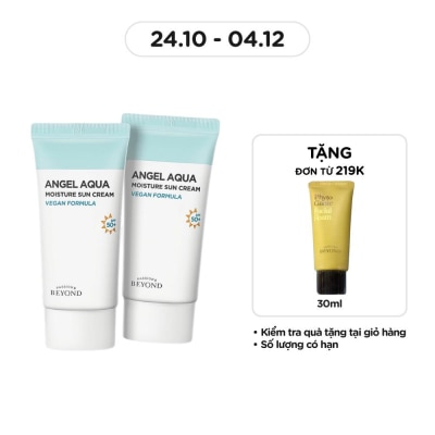 BEYOND Combo Kem Chống Nắng Beyond Angel Aqua Moisture Sun Cream 50mlx2pcs