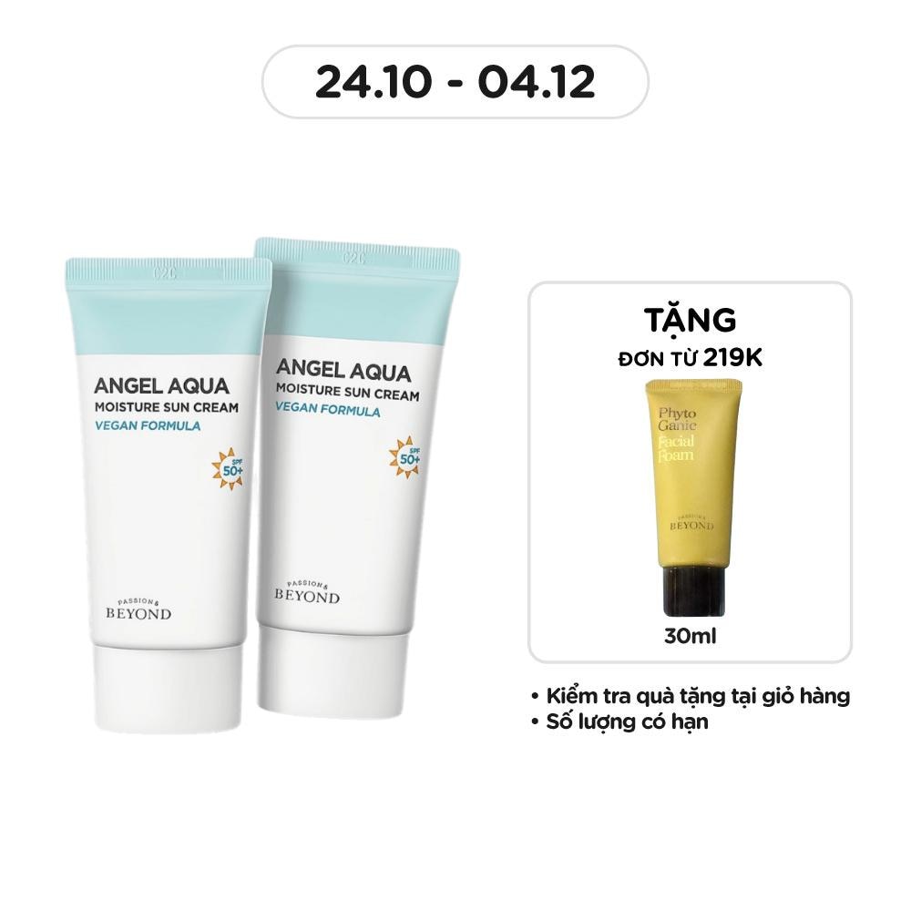 Combo Kem Chống Nắng Beyond Angel Aqua Moisture Sun Cream 50mlx2pcs