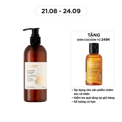COCOON Gel Tắm Cocoon Winter Melon Reducing Back Acne Giảm Mụn Lưng 310ml