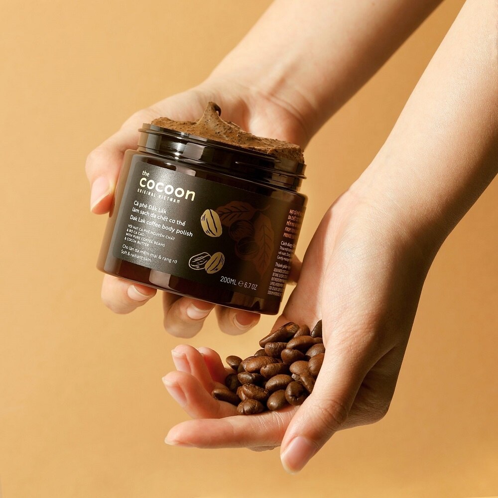 Tẩy Da Chết Cocoon Dak Lak Coffee Body Polish Từ Cà Phê Đak Lak 200ml