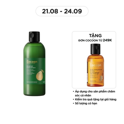 COCOON Dầu Gội Bưởi Cocoon Giảm Gãy Rụng và Làm Mềm Tóc Pomelo Shampoo 310ml