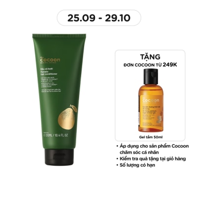 COCOON Dầu Xả Bưởi Cocoon Giảm Gãy Rụng và Làm Mềm Tóc Pomelo Hair Conditioner 310ml