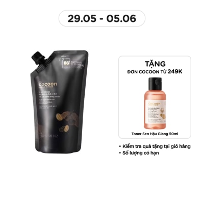 COCOON Tẩy Tế Bào Da Cơ Thể Cocoon Eco-Refill Đắk Lắk Coffee Body Polish 600ml