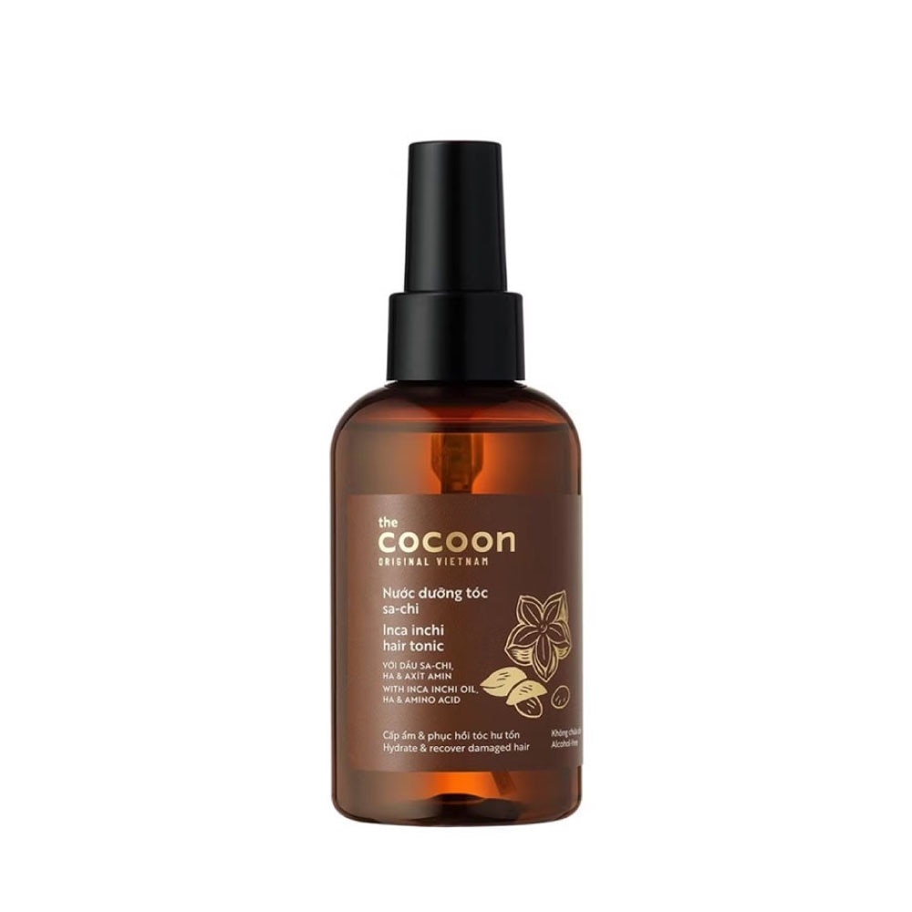 Nước Dưỡng Tóc Cocoon Sachi Inca Inchi Hair Tonic 140ml