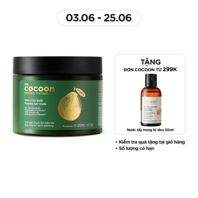 COCOON Kem Ủ Tóc Bưởi Cocoon Giảm Gãy Rụng Và Làm Mềm Tóc 200ml